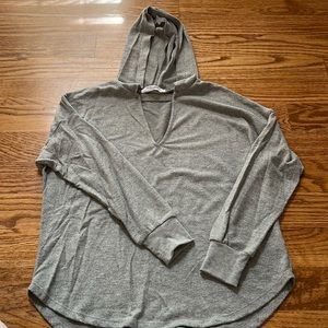 Women’s Like New Project Social T Gray Supersoft Hoodie With Cutout